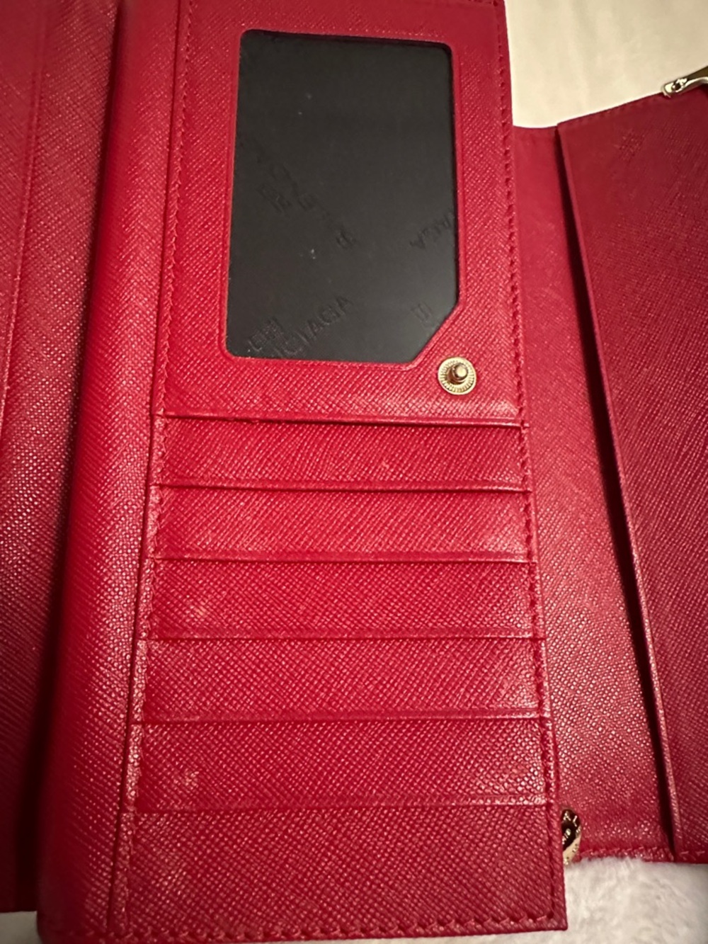 Balenciaga Red Croc-Embossed Crystal-Embellished Clasp Bag - Picture 8 of 11